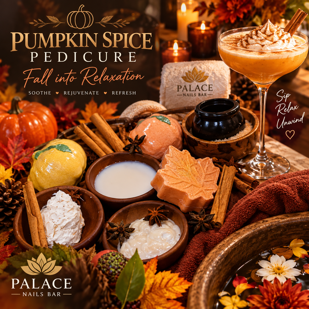 Pumkin Spice Pedicure